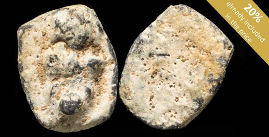 Ancient Coins - Ancient Hispania - Plomo Monetiforme, mining Series - 10 mm / 1.25 gr.