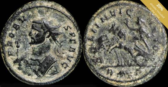 Ancient Coins - Probus Antoninianus - SOLI INVICTO, Rome - 22 mm / 3,21 gr.
