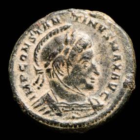 Ancient Coins - Constantine I - VICTORIAE LAETAE PRINC PERP, Trier - 17 mm / 3,48 gr.