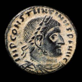 Ancient Coins - Constantine I - SOLI INVICTO COMITI, Rome - 19 mm / 3.54 gr.