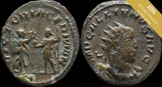 Ancient Coins - Gallienus Antonininus - VICTORIA AETERNA - 21 mm / 4.20 gr.