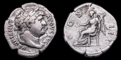 Ancient Coins - Hadrian Denarius - P M TR P COS III - 19 mm / 3,02 gr.
