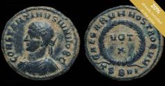 Ancient Coins - Constantine II - CAESARVM NOSTRORVM VOT X, Thessalonic - 18 mm / 2.94 gr.