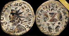Ancient Coins - Gallienus Antoninianus - GERMANICVS MAX V - 21 mm / 3.01 gr.