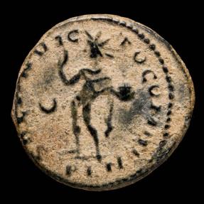 Ancient Coins - Contantine I - SOLI INVICTO COMITI, London - 19 mm / 3,44 gr.