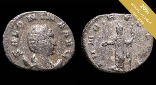 Ancient Coins - Salonina Ae Antoninianus - IVNO REGINA - 21 mm / 2.93 gr.