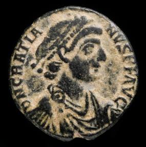 Ancient Coins - Gratian Follis - REPARATIO REIPVB, Rome - 23 mm / 5.20 gr.