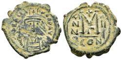 Ancient Coins - MAURICE TIBERIUS.(582-602).Constantinople.Ae.