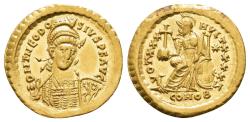 Ancient Coins - THEODOSIUS I.(379-395).Constantinople.Solidus.