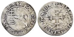 Ancient Coins - CRUSADERS. Knights of Rhodes.Roger of Pins (Grand Master, 1355-1365). Gigliato.