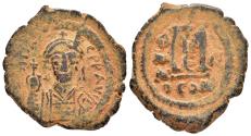 Ancient Coins - MAURICE TIBERIUS.(582-602).Constantinople.Ae.