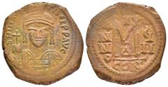 Ancient Coins - MAURICE TIBERIUS.(582-602).Constantinople.Ae.