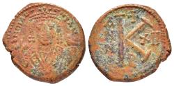 Ancient Coins - MAURICE TIBERIUS.(582-602). Antioch.Half Follis.