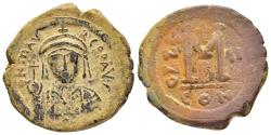 Ancient Coins - MAURICE TIBERIUS.(582-602).Constantinople.Ae.