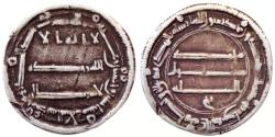World Coins - ABBASID AR DIRHAM AH 159 MADINAT AL SALAM 2.9 GR & 23 MM