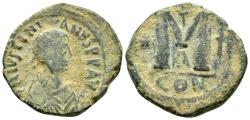Ancient Coins - JUSTINIAN I.(527-565).Constantinople.Follis.