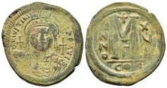 Ancient Coins - JUSTINIAN I.(527-565).Constantinople.Follis.