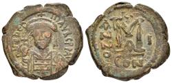 Ancient Coins - MAURICE TIBERIUS.(582-602).Constantinople.Ae.