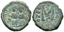 Ancient Coins - JUSTIN II with SOPHIA.(565-578).Constantinople.Ae.