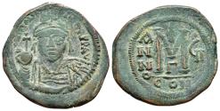 Ancient Coins - MAURICE TIBERIUS.(582-602).Constantinople.Ae.