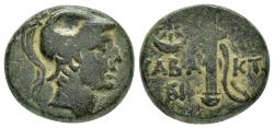 Ancient Coins - PONTUS. Chabacta.(Circa 100-85 BC).Ae.
