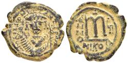 Ancient Coins - MAURICE TIBERIUS.(582-602).Nicomedia.Follis.