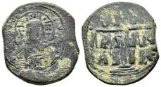 Ancient Coins - ANONYMOUS FOLLIS.Romanus III.(1028-1034).Constantinople.Ae.