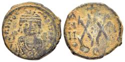 Ancient Coins - MAURICE TIBERIUS.(582-602).Antioch.Half Follis.