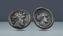 Ancient Coins - THESSALY. Phalanna. c. 3rd-2nd century BC. AE. From the collection of Prof. Dr. P.R. Franke