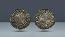 World Coins - GREAT BRITAIN/IRELAND, Aethelred II, 978-1016 AD. Exeter, c. 991-997 AD, AR Penny.