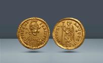 Ancient Coins - Byzantine Empire, Pseudo-Imperial. In the name of Zeno, 2nd reign, 476-491 AD. Uncertain mint, c. 476-489 AD , AV Solidus