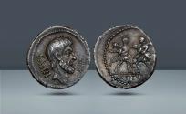 Ancient Coins - Roman Republic, Italy. L. Titurius Sabinus. Rome, c. 89 BC, AR Denarius, 3.92g (19mm, 11h). Ex Peus 410, 31 October 2013, lot 242
