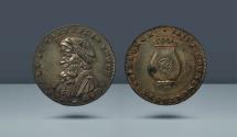 World Coins - BRITISH TOKEN. Edinburgh. Lothian. Edinburgh. 1795. CU Halfpenny. From the Quentin Brisley Collection of British Tokens