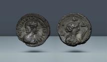 Ancient Coins - Salonina, wife of Gallienus. Gallienus reign dates: 253-268 AD. Alexandria. c. 266-267 AD (year 14). BI Tetradrachm