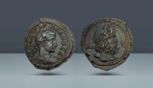 Ancient Coins - Roman Egypt. Gordian III. 238-244 AD. Alexandria, RY 7 = 243/4 AD. BI Tetradrachm. From the Rhakotis Collection, formed in the 1960s and 1970s