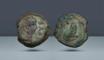 Ancient Coins - Roman Provincial. Claudius. 41-54 AD. Alexandria. Acquired by owner in 1981
