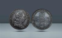 World Coins - United Kingdom of Great Britain and Ireland, Northumberland. George III, 1760-1820 AD. Struck, c. 1763 AD, AR Shilling. Ex SNC (Spink Numismatic Chronicle), June 1975 (No. 5559)