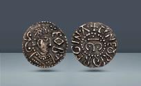 World Coins - Anglo-Saxon, Kings of Mercia. Cynethryth (wife of Offa), Eoba (Moneyer), died after 797 AD. Canterbury, c.780-792 AD, AR Penny. RARE and WONDERFUL PEDIGREE