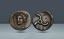 Ancient Coins - Dynasts of Lycia, Lycia. Perikles, Phellos?, c. 380-360 BC, AR 1/3 Stater, 3.07g (15.47mm, 2h).