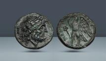 Ancient Coins - BRUTTIUM. Bretti. c. 214-211 BC. AE 21. From the collection of Prof. Dr. P.R. Franke