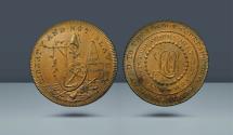 World Coins - BRITISH TOKEN. Middlesex 290. London, Piccadilly. London Corresponding Society. 1796. Æ halfpenny. The Dr. Harry Salyards Collection. Ex Davisson 11/98. Ex Noble 1998