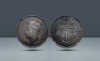 World Coins - United Kingdom, Southern Rhodesia. George VI, 1936-1952. London, c. 1937, Proof AR 1/2 Crown. Encapsulated NGC PF65