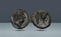 Ancient Coins - Seleucid Empire, Syria. Antiochus VIII (Grypos), 121/0-97/6 BC. Antioch, c. 109-96 BC, AE 14. Purchased privately from Frank Kovacs