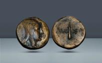 Ancient Coins - Pontos, Amisus. Struck under Mithradates VI, AE27. Privately purchased from Pegasi Numismatics at the 2017 FUN show