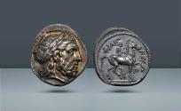Ancient Coins - Kingdom of Macedon, Macedonia. Kassander. As regent (In the name and types of Philip II), 317-305 BC. Amphipolis Tetradrachm. Ex Heritage 61238 (5 December 2021), lot 99012