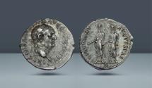 Ancient Coins - ROMAN EMPIRE. Vespasian, 69-79 AD. Ephesus, c. 70 AD. AR Denarius. Privately purchased from Freeman & Sear on the 26th of May 2007