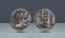Ancient Coins - SELEUCID KINGDOM. Antiochus IX, Kyzikenos. 114-95 BC. AR Tetradrachm. In a collection formed since 1985. Possibly purchased from Kricheldorf, Stuttgart
