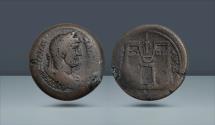 Ancient Coins - Hadrian, 117-138 AD. Alexandria, c. 134-135 AD (year 19). AE Drachm.
