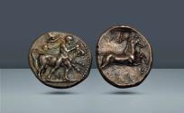 Ancient Coins - Thessaly, Larissa. c. 440-420 BC, AR Drachm. Ex C.H.T. Hawkins Collection. Ex Sothebys Auction, 31 March 1909, lot 34 (part)