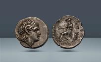 Ancient Coins - Thrace, Satrap under Lysimachus. Skotussa I, c. 285/81 - 273/2 BC. AR Tetradrachm. Ex Gerhard Hirsch, 26 June 1956, Lot 156; Ex Ciani-Vinchon 6, Feb 1956, Lot 389